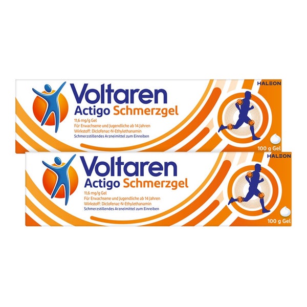 Voltaren Actigo Schmerzgel Doppelpack 2X100 g