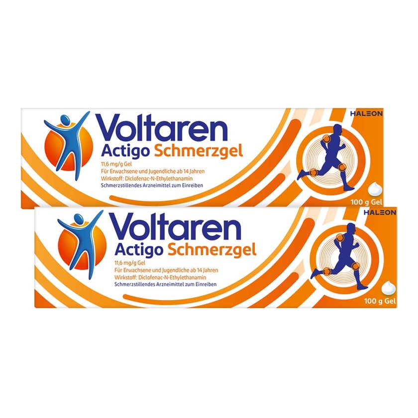 Voltaren Actigo Schmerzgel Doppelpack 2X100 g