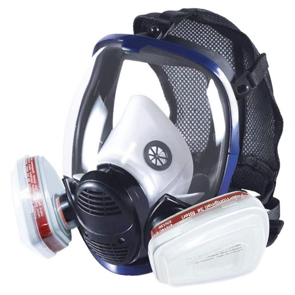 Prassia Vollgesichtsmaske 16-in-1 Gasmaske mit Filter, Staub 1 St
