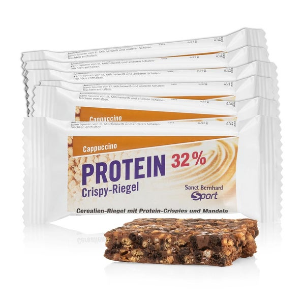 Sanct Bernhard Sport Protein-Crispy-Riegel 32 % 11 St