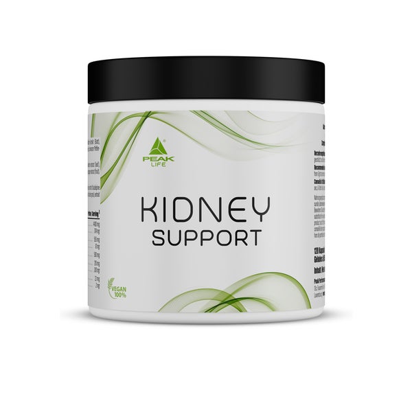 PEAK Kidney Support - 120 Kapseln I 15 Portionen I zur Unterstützung der Nieren mit Astragalus Extrakt, Hawthorn Extrakt, Sellerie I zur Entwässerung I vegan 102 g