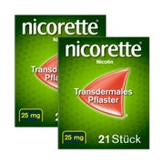 Produktabbildung: Nicorette 25 mg TX Pflaster Set groß 2X21 St