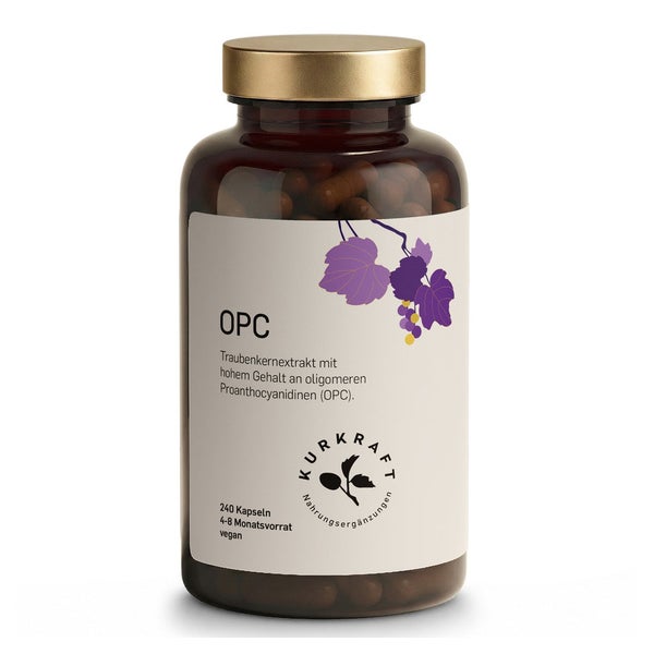 Kurkraft OPC Traubenkernextrakt Kapseln vegan 240 St