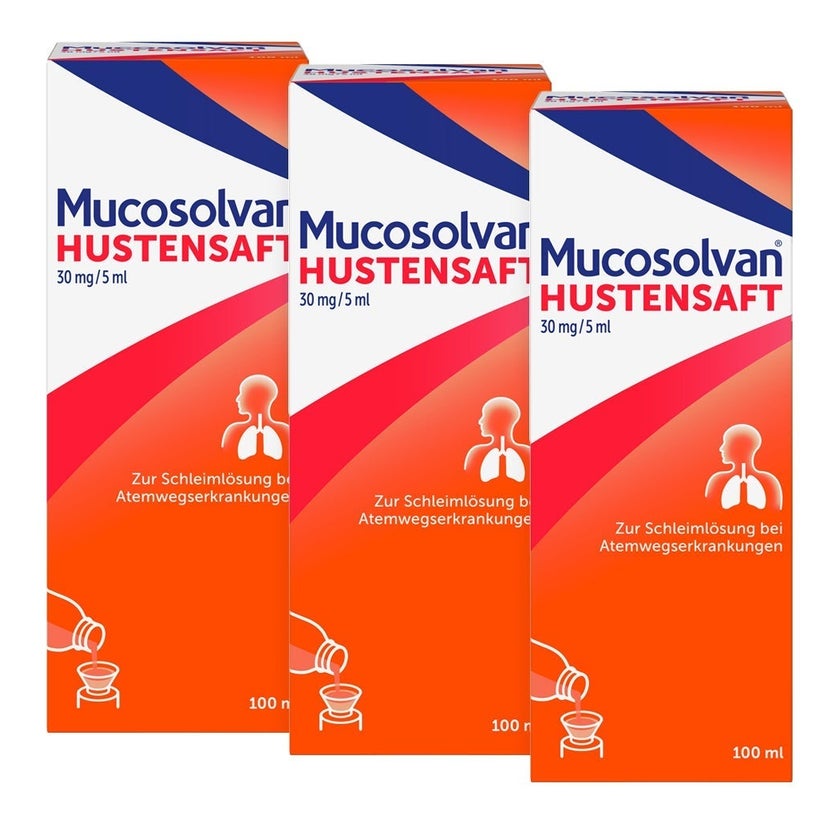 Mucosolvan® Hustensaft Dreierpack 3X100 ml