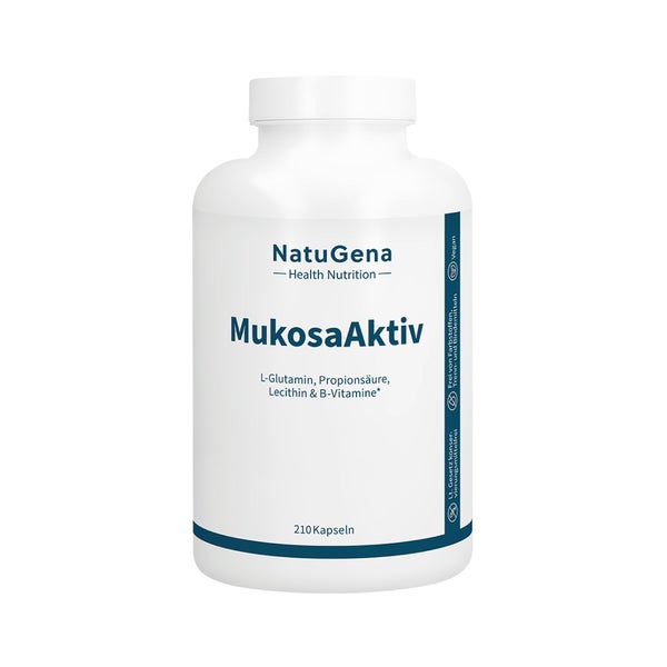 Mukosaaktiv L-glutamin+propionsäure Kapseln 210 St