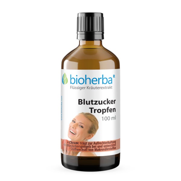 Bioherba Blutzucker Tropfen Tinktur 100 ml