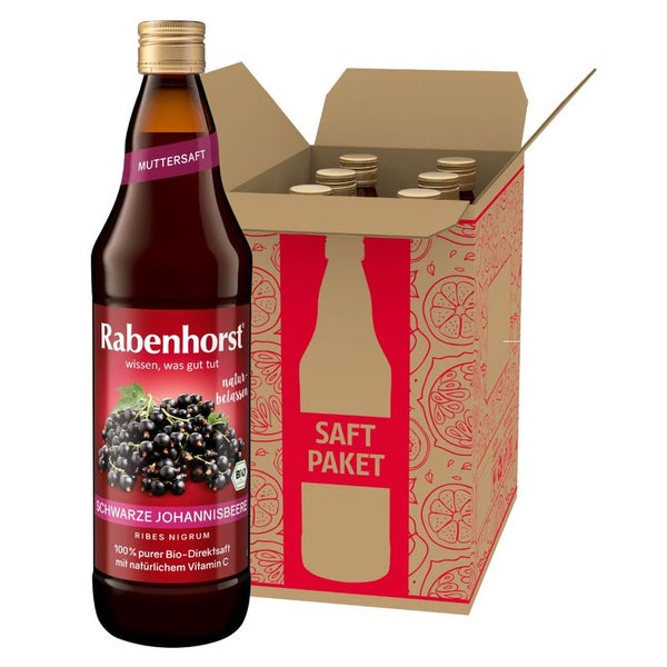 Rabenhorst Schwarze Johannisbeere Muttersaft 6 x 700ml 4200 ml