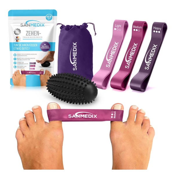 Sanmedix® Hallux Valgus Trainingsband-Set