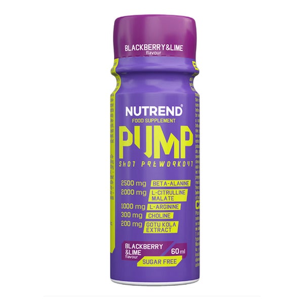 Nutrend PUMP Shot 20xBroombeere+Limette 60 ml
