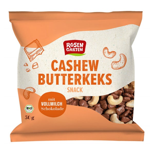 Rosengarten - Cashew Butterkeks Snack