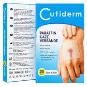Cutiderm sterile Paraffingaze-Kompresse 5 cm x 5 cm 20 St