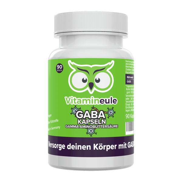Vitamineule® GABA Kapseln 600 mg Gamma-Aminobuttersäure 64 g