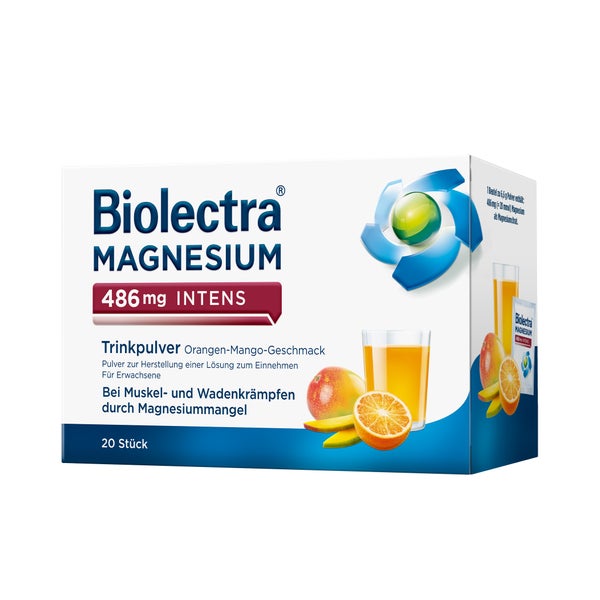 Biolectra Magnesium 486 Mg Intens Trinkp.ora.-mang 20 St
