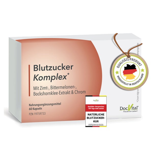 DocVital® Blutzucker Komplex 60 Kapseln hochdosiert 60 St