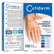 Cutiderm Wundnahtstreifen-Strips Klammerpflaster 150 St