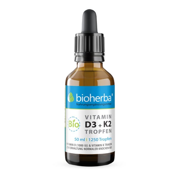 Vitamin D3+k2 Tropfen 50 ml