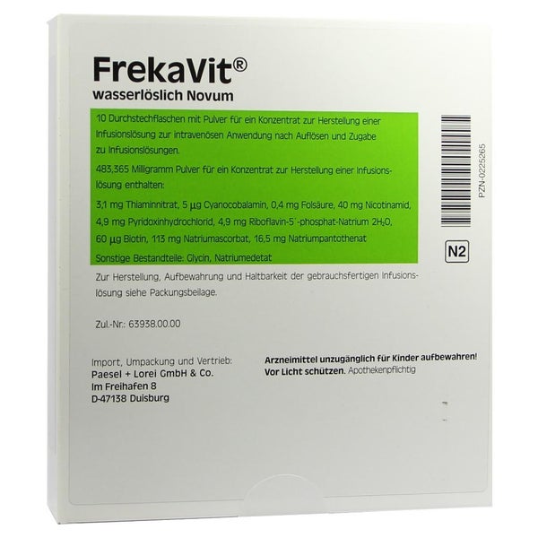 Frekavit Wasserlöslich Novum Plv.f.e.K.z - Reimport 10X10 ml