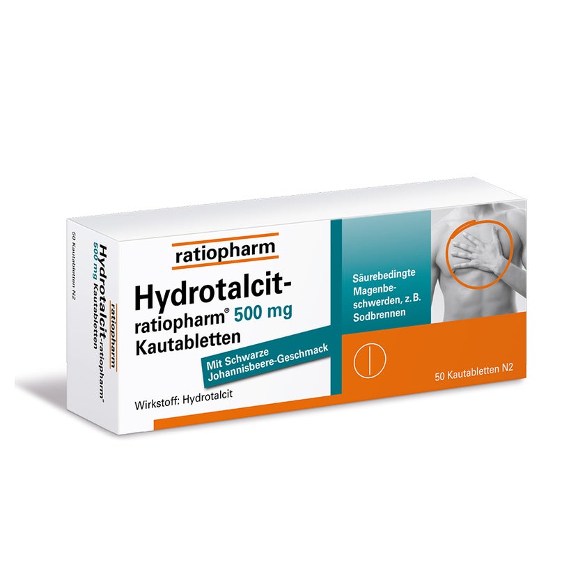 Hydrotalcit-ratiopharm® 500 mg 50 St
