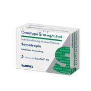OMNITROPE 10 mg/1,5 ml Injektionslösung f.SurePal 5 St
