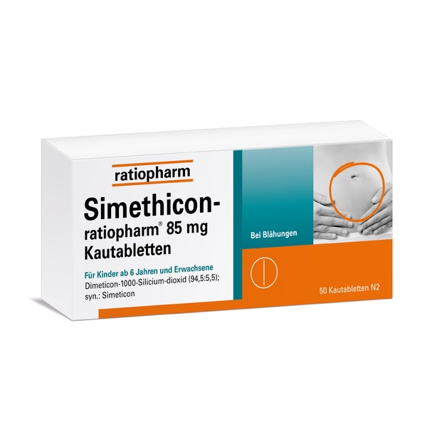Simethicon-ratiopharm® 85 mg 50 St