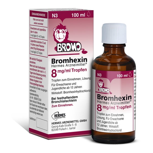Bromhexin Hermes Arzneimittel 8mg/ml 100 ml