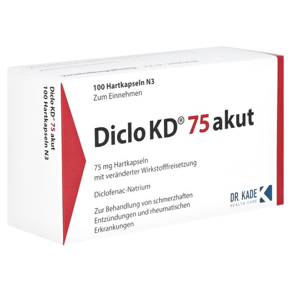 DICLO KD 75 akut Hartkaps.m.msr.überz.Pellets 100 St