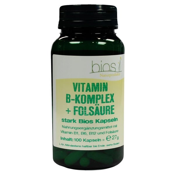 Vitamin B Komplex+folsäure stark Bios Ka 100 St