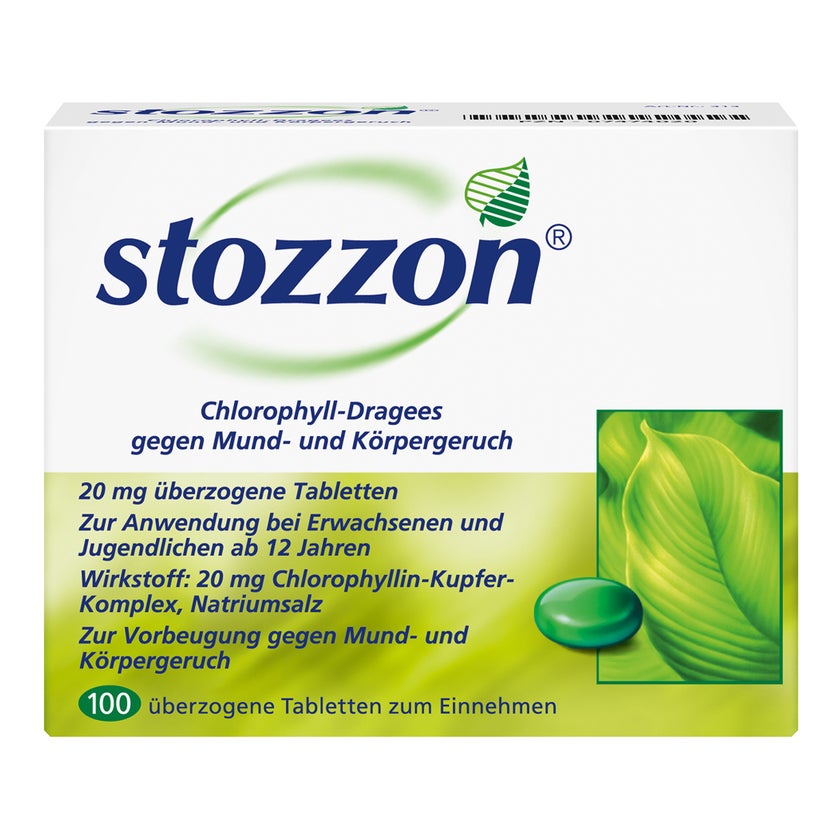Stozzon Chlorophyll-Dragees 100 St