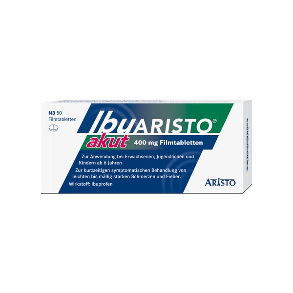 Ibu Aristo akut 400 mg Filmtabletten 50 St