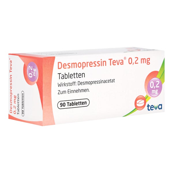 Desmopressin Teva 0,2 mg Tabletten 90 St