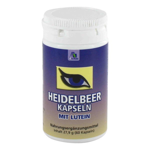 Avitale Heidelbeer Kapseln mit Lutein 60 St
