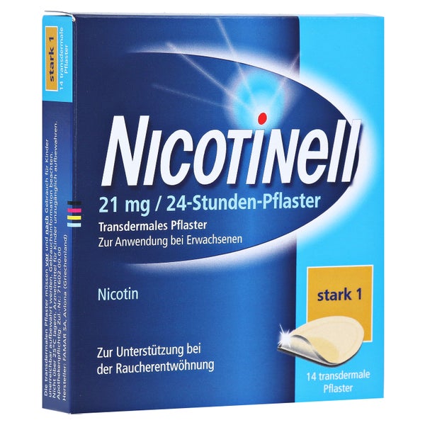 Nicotinell 21 Mg/24-stunden-pflaster 52, - Reimport 14 St