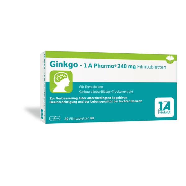 1A PHARMA GINKGO 240MG 30 St