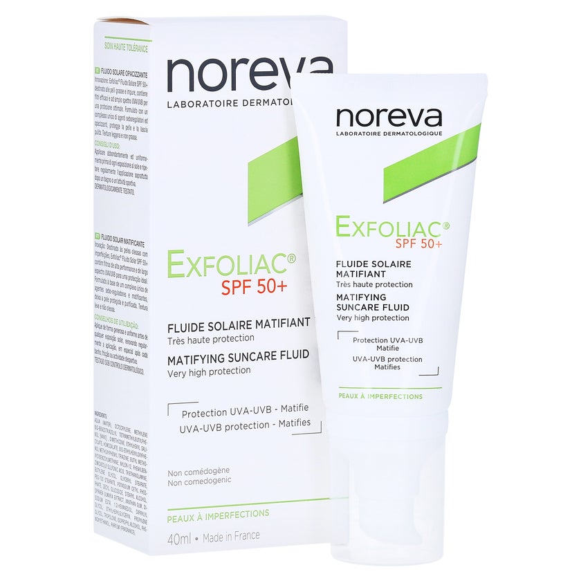 Noreva Exfoliac Mattier.sonnenschutz-flu 40 ml