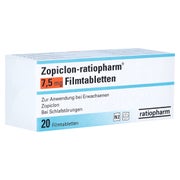 ZOPICLON-ratiopharm 7,5 mg Filmtabletten 10 St