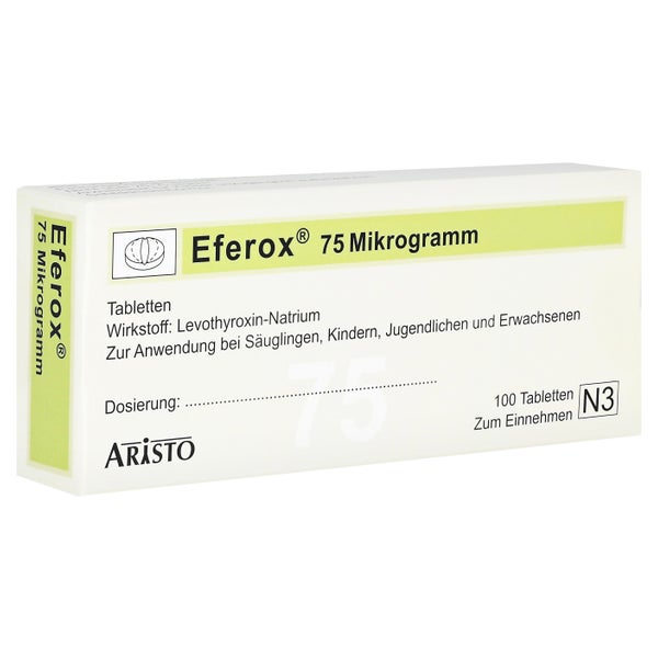 Eferox 75 Mikrogramm Tabletten 100 St