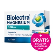 Biolectra Magnesium 300 mg Kapseln 20 St