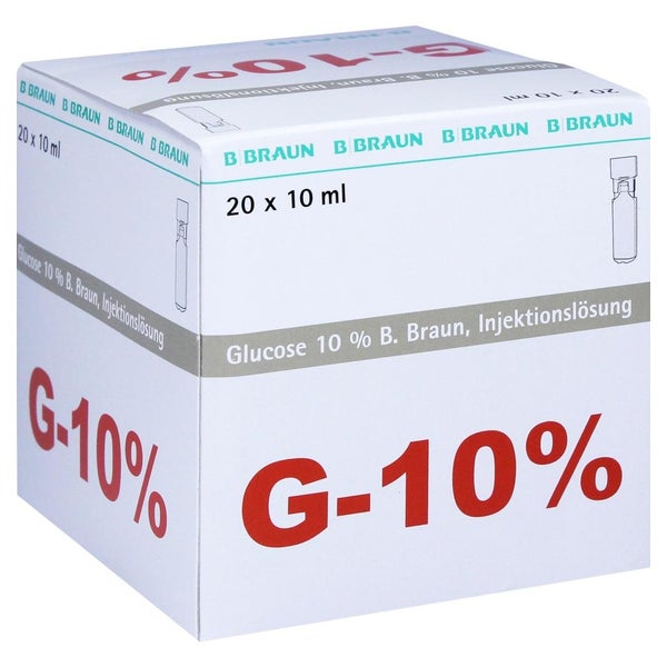Glucose 10% B.braun Mini Plasco connect 20X10 ml