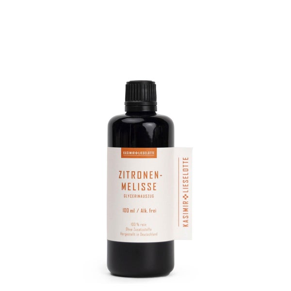 Kasimir+Lieselotte Zitronenmelisse Tinktur Alkoholfrei Bio 100 ml