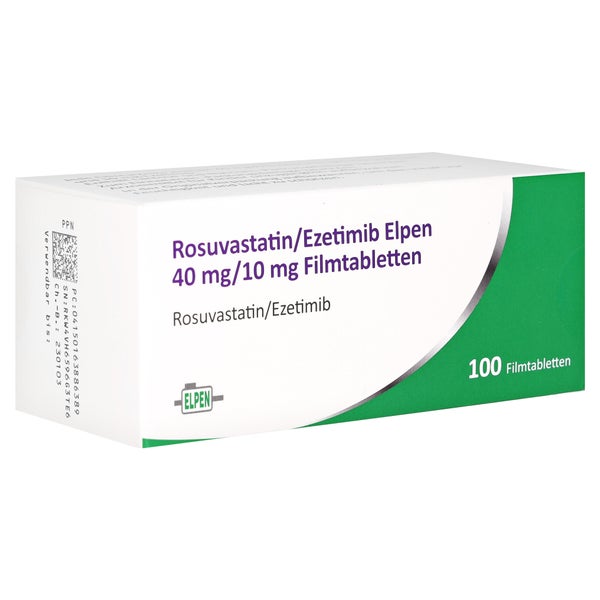 ROSUVASTATIN/Ezetimib Elpen 40 mg/10 mg Filmtabl. 100 St