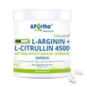 Produktabbildung: APOrtha® Argiviron® L-Arginin + L-Citrullin 4500 + Vitamin B1 - vegane Kapseln 360 St