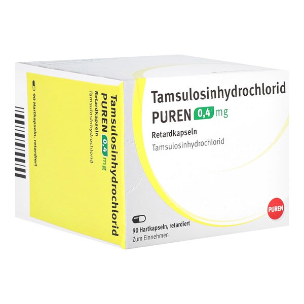 TAMSULOSINHYDROCHLORID PUREN 0,4 mg Retardkapseln 90 St