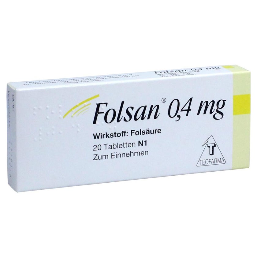 Folsan 0,4 mg Tabletten 20 St