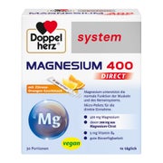 Produktabbildung: Doppelherz system Magnesium 400 Direkt mit Zitrone-Orangen-Geschmack 30 St