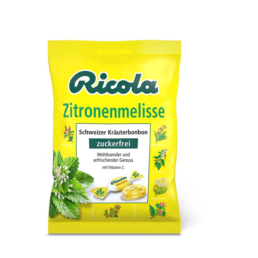 Ricola Zitronenmelisse ohne Zucker 75 g