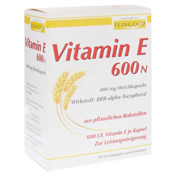 Vitamin E 600 N Weichkapseln 100 St
