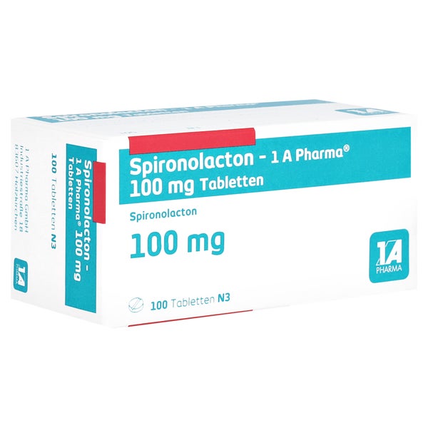 SPIRONOLACTON-1A Pharma 100 mg Tabletten 100 St