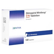 Glimepirid Winthrop 1 mg Tabletten 180 St