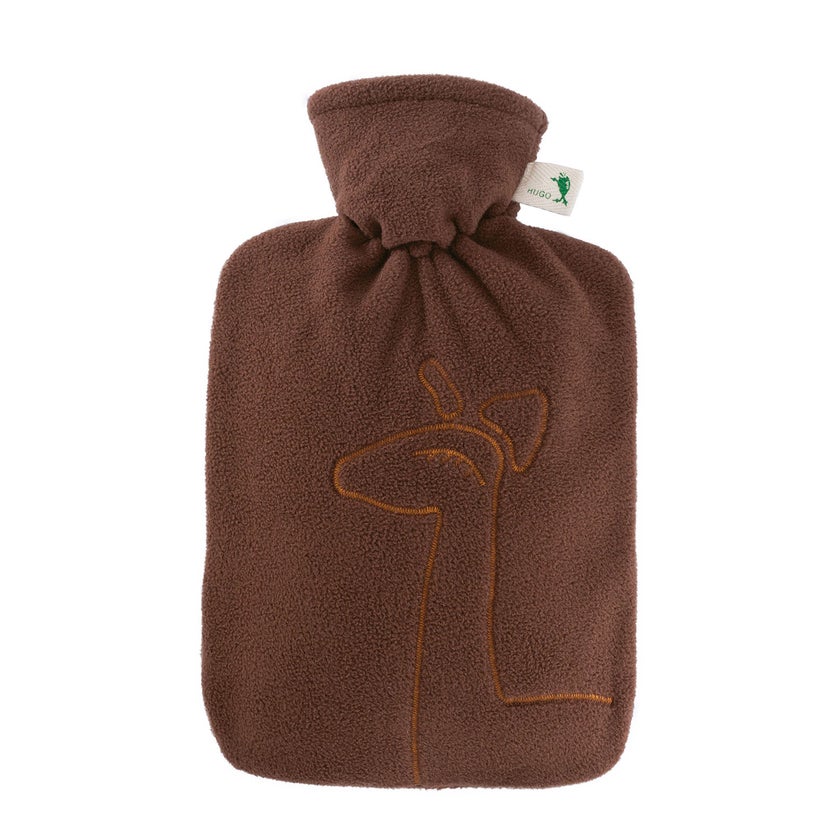 Wärmflasche Klassik 1,8 l Doublefleece braun 1 St
