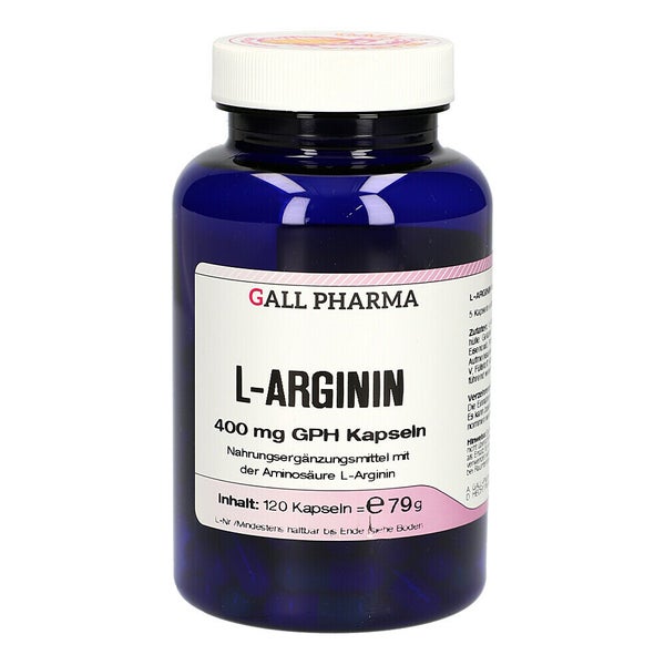L-arginin 400 mg Kapseln 120 St